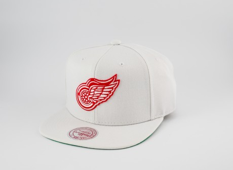 KŠILTOVKA MITCHELL & NESS DETROIT NHL BÍLÁ