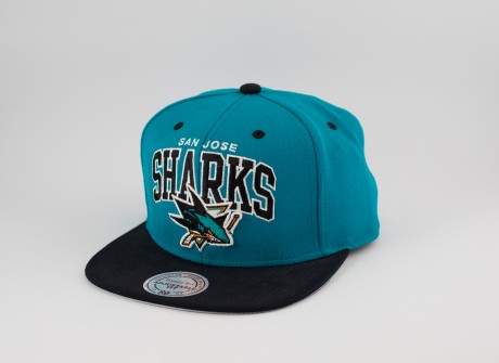 KŠILTOVKA MITCHELL & NESS SHARKS NHL TYRKYSOVÁ